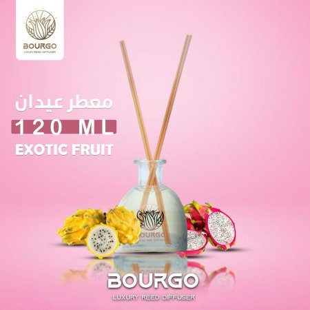 معطر عيدان 120ML رائحة الفواكه الاستوائية Exotic Fruit 